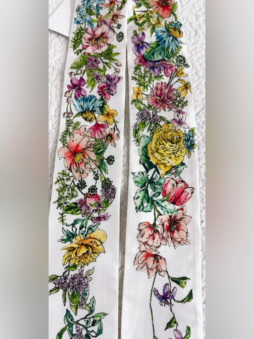 Dior Jardin D’hiver Mitzah Silk Scarf
